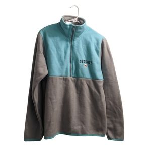 Detroit MI Blue & Gray Pullover M